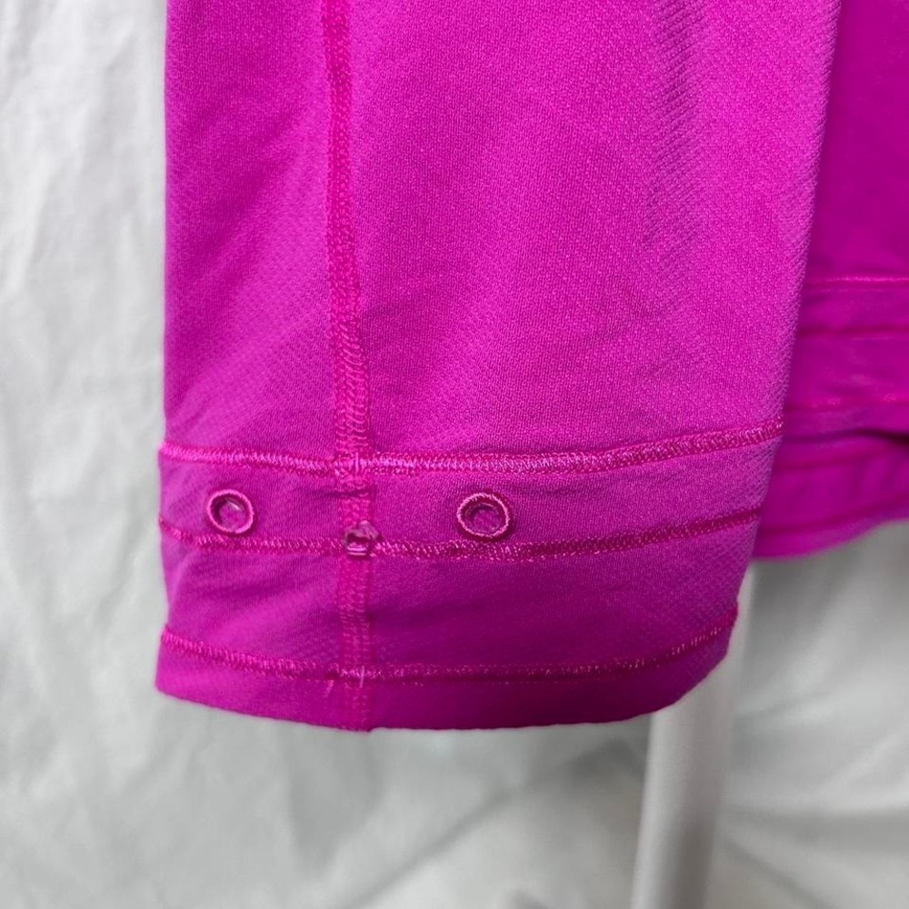 Lululemon Women's Sz 4 Run Tame Me Drawcord Hem Pleated Stretch Tank Pink - Picture 4 of 5
